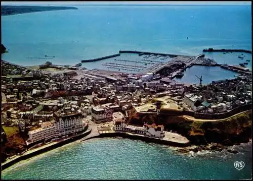 CPA Granville Luftbild areal view 1984