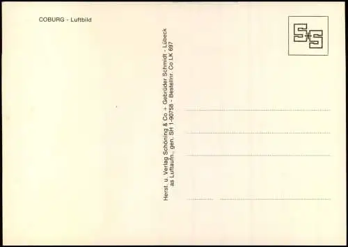 Ansichtskarte Coburg Luftbild 1984