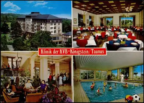 Ansichtskarte Königstein (Taunus) Klinik der KVB-Königstein 4 Bild 1989