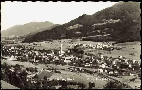 Ansichtskarte Rottenmann Blick auf die Stadt 1962