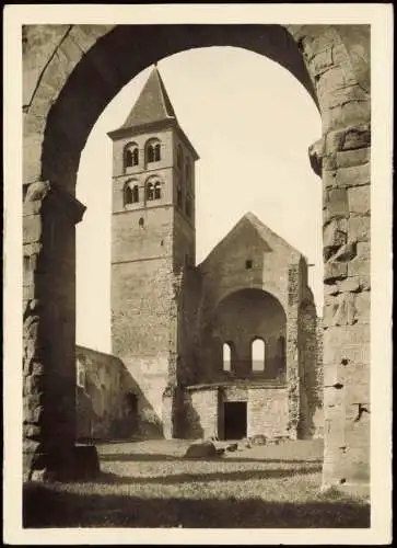Ansichtskarte Bad Hersfeld Abteikirche, innen 1953