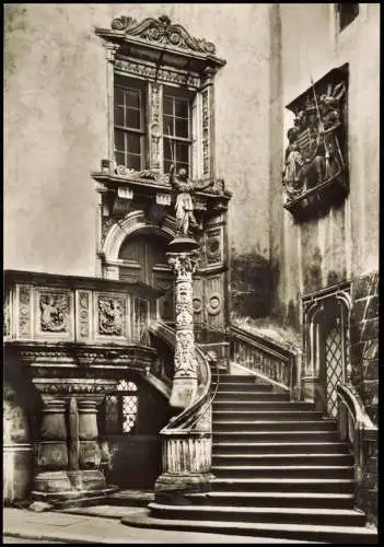 Ansichtskarte Görlitz Zgorzelec Altes Rathaus Chronikkarte 1976