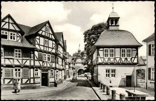 Ansichtskarte Bad Sooden-Bad Sooden-Allendorf Blick zum Tor 1962
