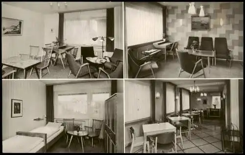 Ansichtskarte Bad Driburg 4 Bild Haus Susanne - Kurheim Innenansichten 1962