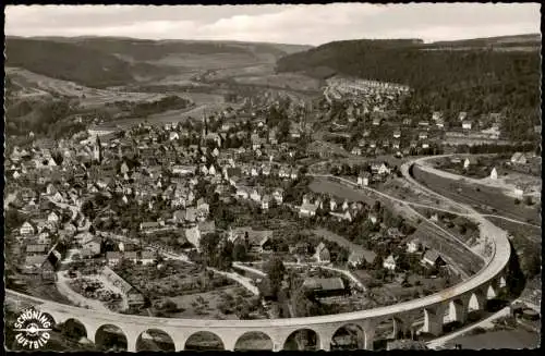 Ansichtskarte Nagold Luftbild Luftaufnahme 1957