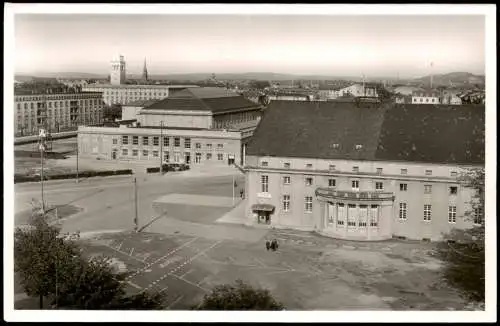 Ansichtskarte Karlsruhe Staatstheater 1956