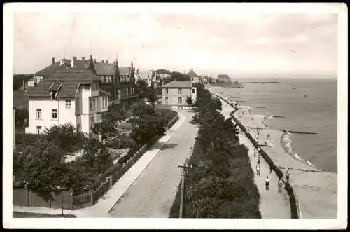 Ansichtskarte Wyk (Föhr) Villen an der Strandpromenade 1952