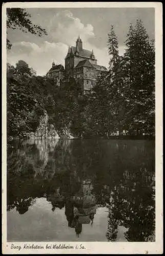 Ansichtskarte Kriebstein Burg Kriebstein bei Waldheim in Sachsen 1920