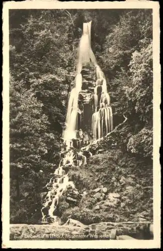 Brotterode-Trusetal Trusetaler Wasserfall bei Bad Liebenstein Thüringen 1953