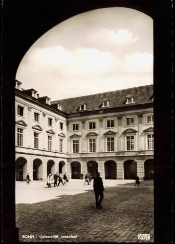 Ansichtskarte Bonn Universität, Innenhof 1960