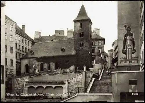 Ansichtskarte Wien Ruprechtskirche 1960