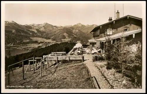 Ansichtskarte Tegernsee (Stadt) Umlandansicht Neureuth-Haus 1264 m 1940