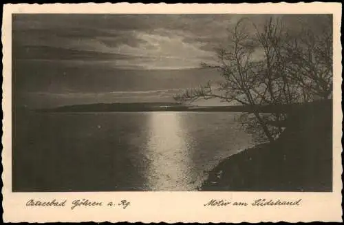Göhren (Rügen) Panorama-Ansicht Ostseebad Motiv am Südstrand 1940