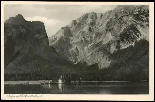 St. Bartholomä-Schönau Gesamtansicht Panorama St. Bartholomä am Königssee 1930