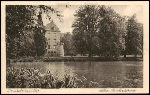 Ansichtskarte Friedrichroda Schloss Reinhardsbrunn (Castle Building) 1920