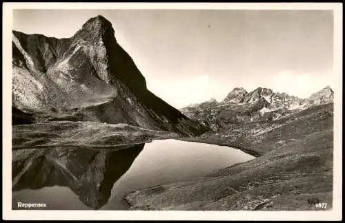 Oberstdorf (Allgäu) Heilbronnerweg Allgäuer-Alpen Rappensee 1940