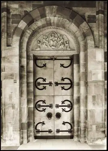 Alpirsbach Klosterkirche Alpirsbach Schwarzwald Hauptportal 1960