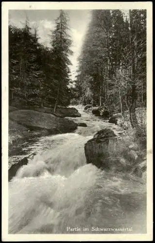 Pobershau-Marienberg im Erzgebirge Partie im Schwarzwassertal 1931