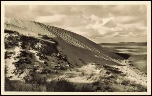 Ansichtskarte Insel Amrum Wanderdüne am Nordkap 1949