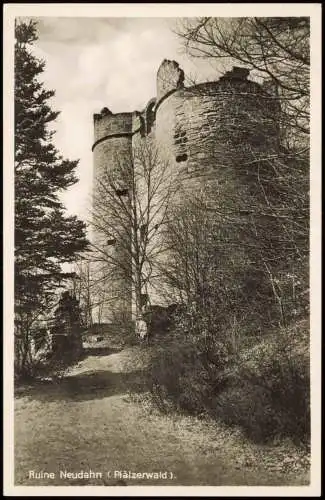 Ansichtskarte Dahn Burgruine Neudahn Pfälzerwald 1960