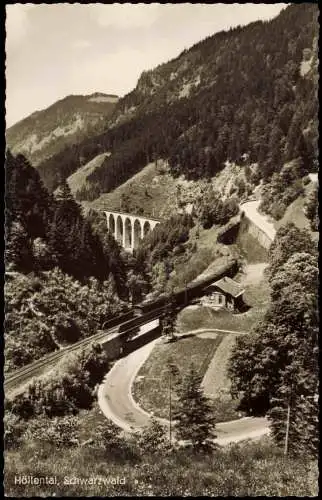 Breitnau Höllentalsteige Höllental (Schwarzwald) Eisenbahn 1964