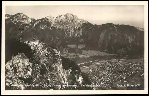 Bad Reichenhall Predigtstuhlgipfel   Zwiesel, Nochstaufan Bad Reichenhall 1930