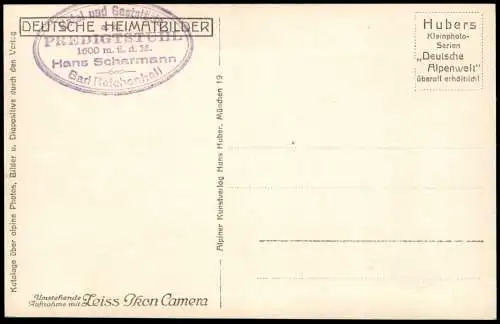 Ansichtskarte .Bayern Bayern (Allgemein) Predigtstuhlgipfel (1613 m) 1930