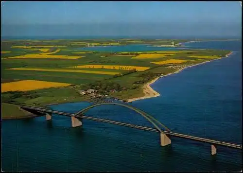 Ansichtskarte Fehmarn (Insel) Luftaufnahme Luftbild Fehmarnsund-Brücke 1972