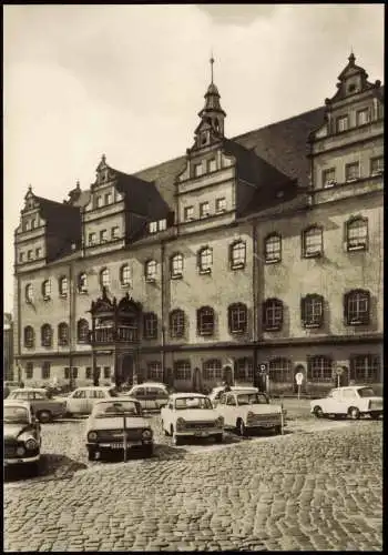 Sammelkarte Lutherstadt Wittenberg Rathaus -Chronikkarte 1969