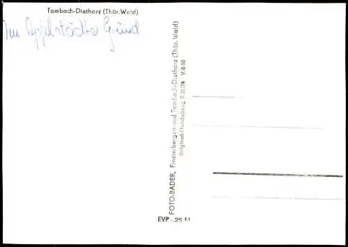 Ansichtskarte Tambach-Dietharz Apfelstädter Grund 1965