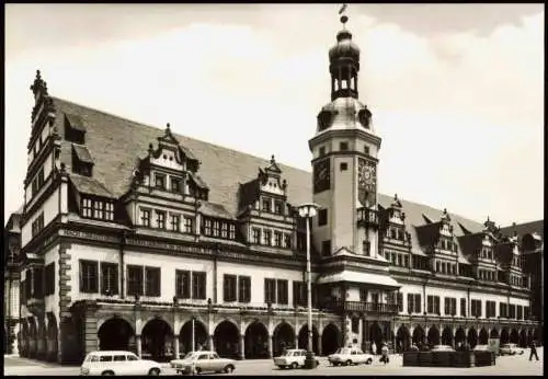 Sammelkarte Leipzig Altes Rathaus - Chronikkarte 1974