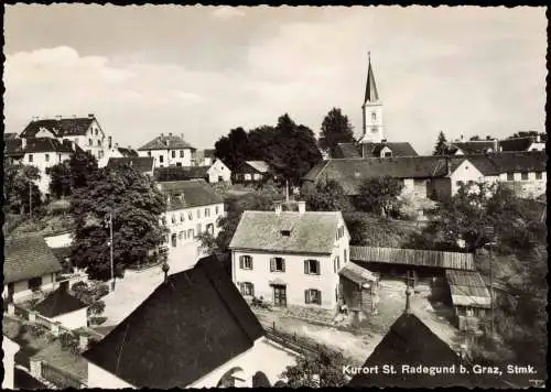 Ansichtskarte Sankt Radegund Panorama Ortsansicht 1960