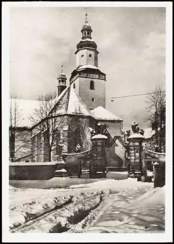 Postcard Arnau Hostinné Arnau, Dekanalkirche 1960