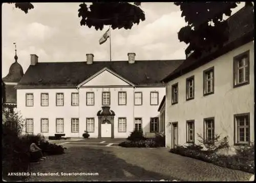 Ansichtskarte Arnsberg Ortsansicht, Sauerlandmuseum 1960