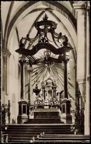 Ansichtskarte Aschaffenburg Stiftskirche, Hochaltar 1970