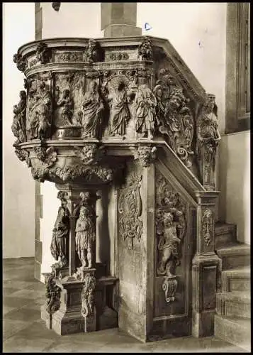 Aschaffenburg SCHLOSS ST. JOHANNISBURG Schloßkapelle Kanzel von Hans Junker 1970