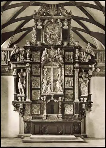 Aschaffenburg SCHLOSS ST. JOHANNISBURG Schloẞkapelle Altar Hans Junker 1960