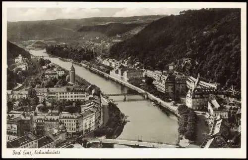 Ansichtskarte Bad Ems Lahnabwärts 1954