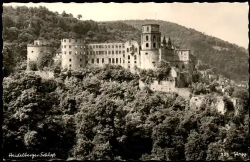 Ansichtskarte Heidelberg Heidelberger Schloss 1968