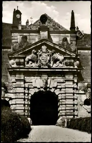 Ansichtskarte Kronach Festungstor 1963