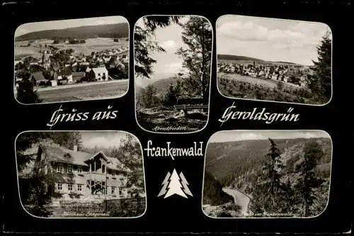 Ansichtskarte Geroldsgrün Mehrbild Stadtteilansichten 1960