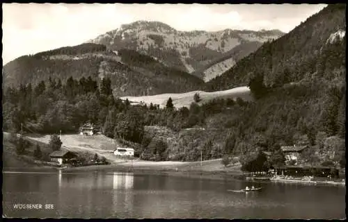 Ansichtskarte Unterwössen Wössener See - Fotokarte 1966