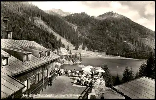 Spitzingsee-Schliersee Gaststätte Spitzinghaus, am Spitzingsee 1955