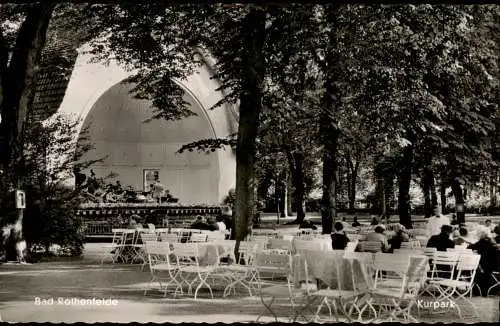 Ansichtskarte Bad Rothenfelde Kurpark Musikmuschel 1958
