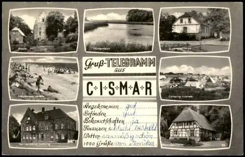 Cismar-Grömitz (Holstein) Kloster, Camping, Verwaltung, Apotheke 1964