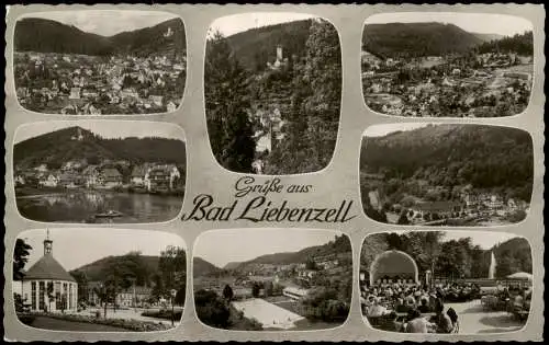 Ansichtskarte Bad Liebenzell Stadtteilansichten 1964