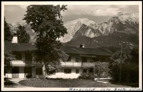 Ansichtskarte Schönau am Königssee Gästehaus Malterlehen 1951