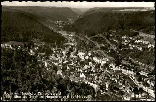 Ansichtskarte Nagold Luftbild Luftaufnahme 1964