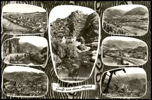 Ansichtskarte Mayschoß Ahrweiler Die Bunte Kuh uvm Ahrtal 1961