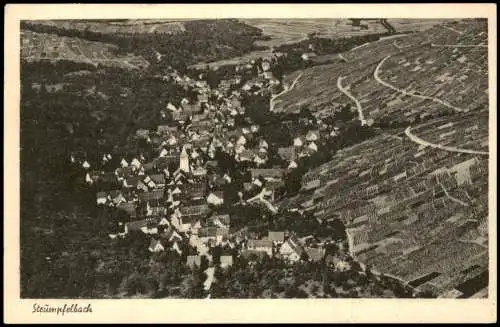 Ansichtskarte Strümpfelbach (Remstal) Luftbild 1950